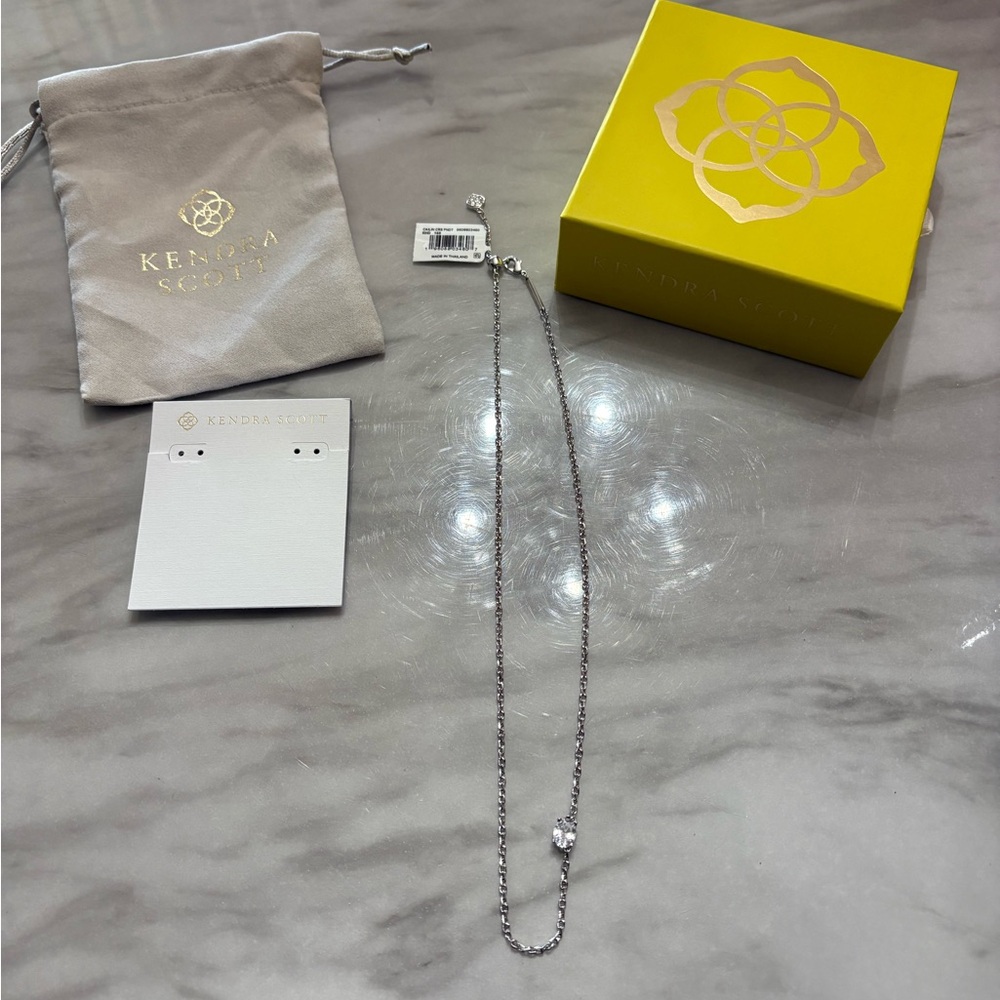 Kendra Scott Silver Chain Necklace